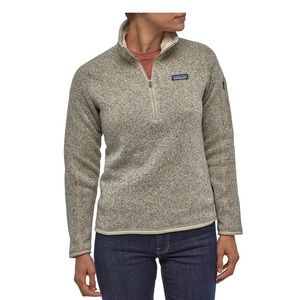 Patagonia Women's Better Sweater 1/4 Zip Pullover xxs NWT Pelican